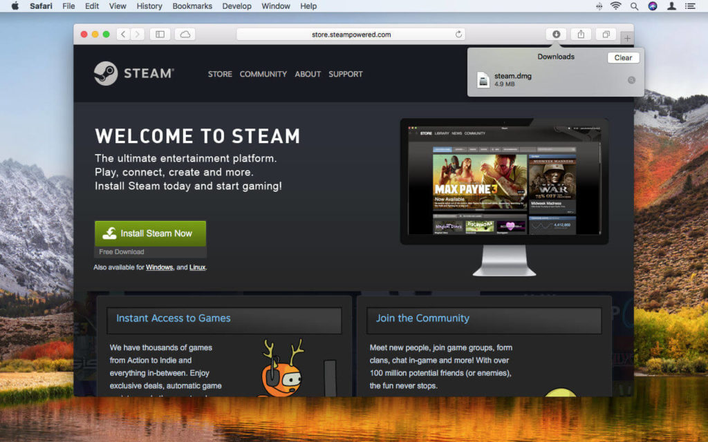 steam free download for mac